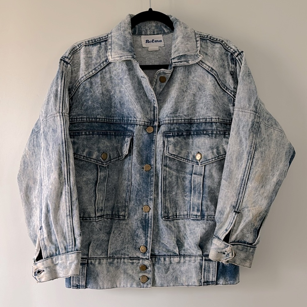Vintage Belma Acid Wash Jean Jacket - Medium
